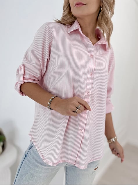 KOSZULA ARCADIA RÓŻOWA