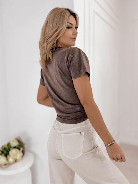 BLUZKA HOLTEN BRĄZOWA