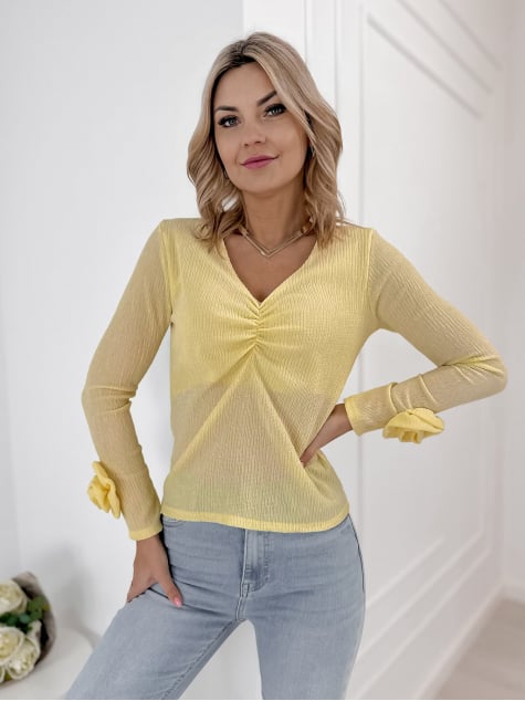 BLUZKA LARCHMONT ŻÓŁTA