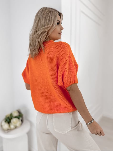 SWETER FREMONT POMARAŃCZOWY