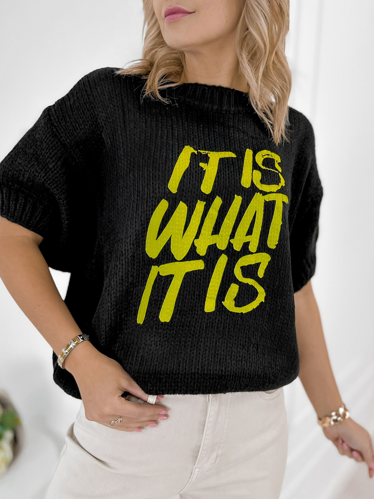 SWETER FREMONT CZARNY