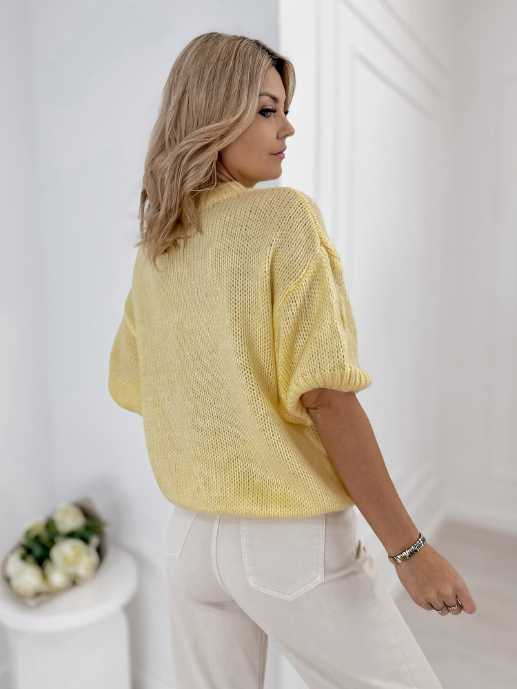 SWETER FREMONT ŻÓŁTY