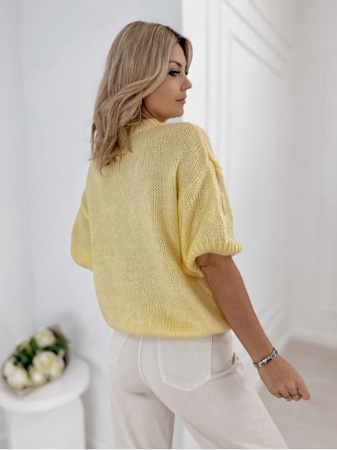 SWETER FREMONT ŻÓŁTY
