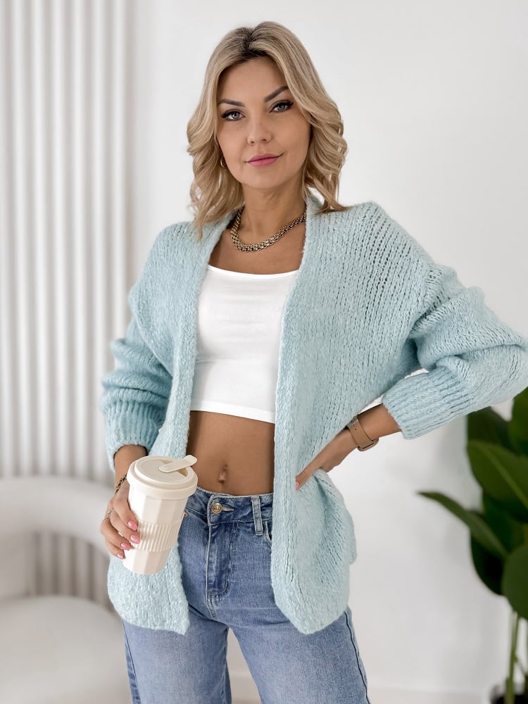 KARDIGAN VISTA BŁĘKITNY