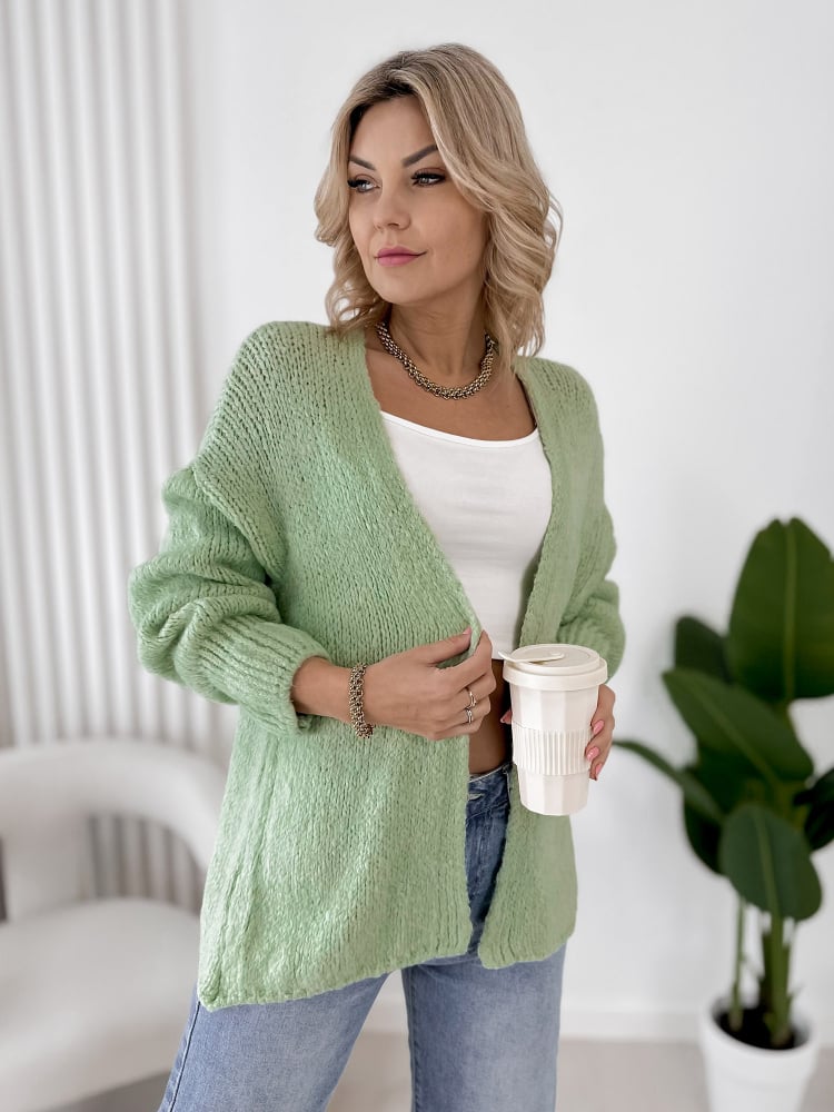 KARDIGAN VISTA PISTACJOWY