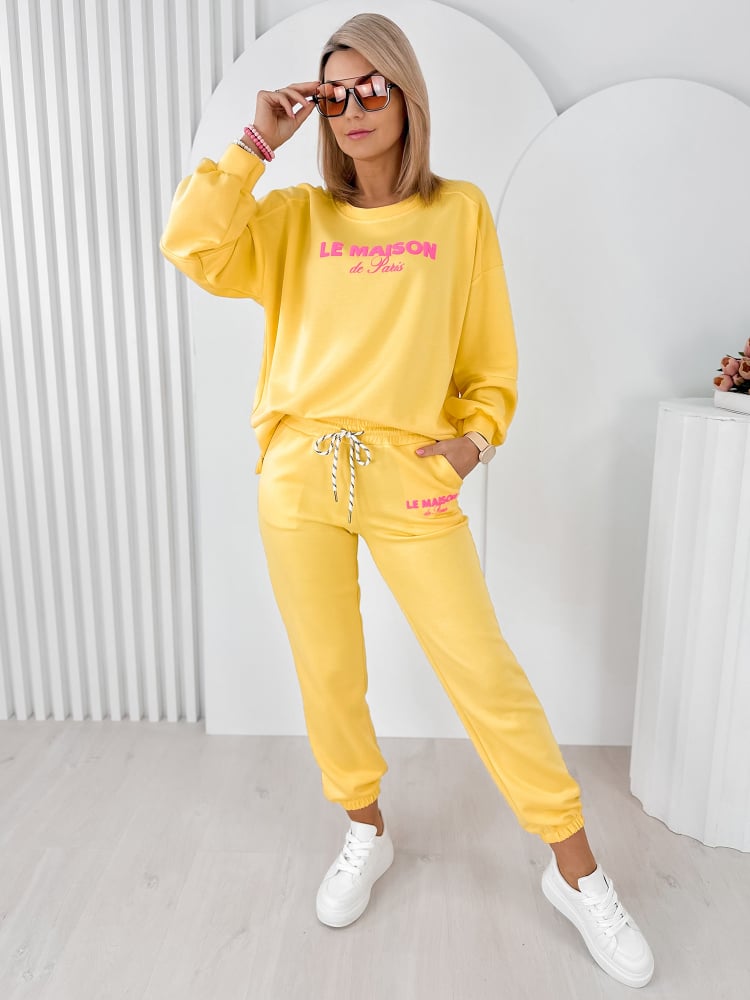 KOMPLET DRESOWY INDIGO ŻÓŁTY