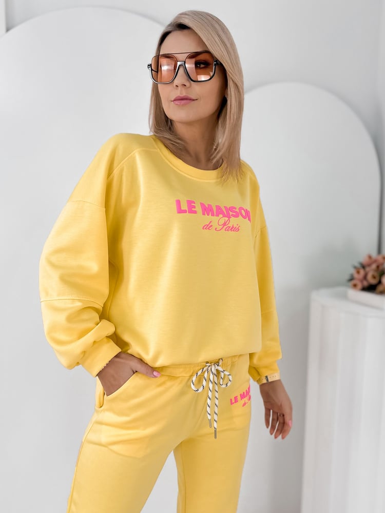 KOMPLET DRESOWY INDIGO ŻÓŁTY