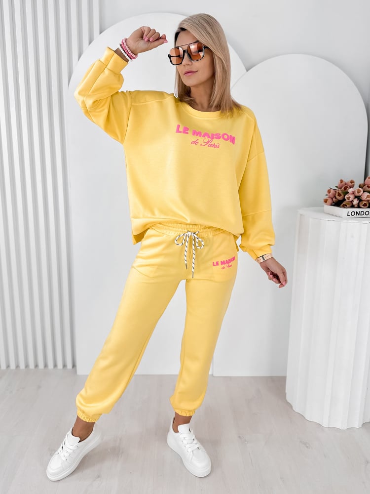 KOMPLET DRESOWY INDIGO ŻÓŁTY