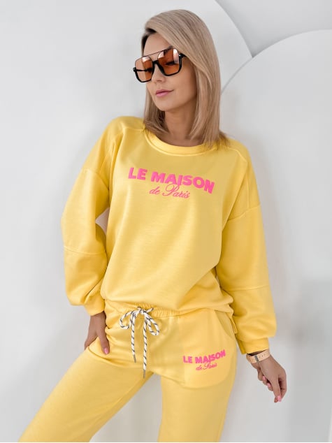 KOMPLET DRESOWY INDIGO ŻÓŁTY