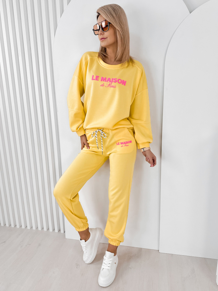 KOMPLET DRESOWY INDIGO ŻÓŁTY