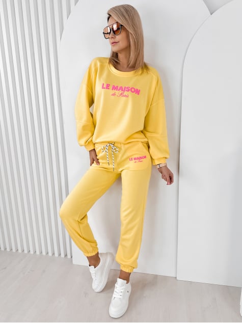 KOMPLET DRESOWY INDIGO ŻÓŁTY