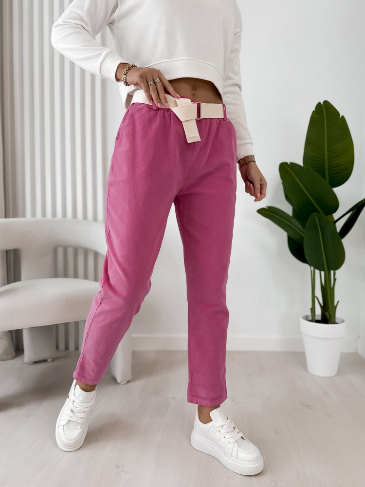 SPODNIE ADDISON RÓŻOWE