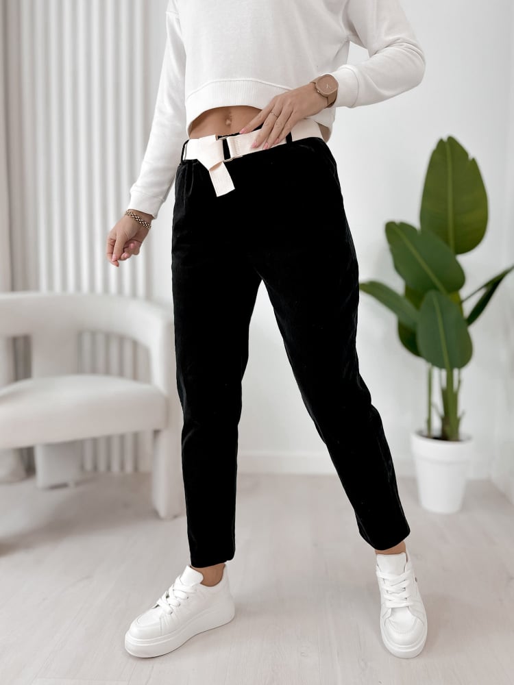 SPODNIE ADDISON CZARNE