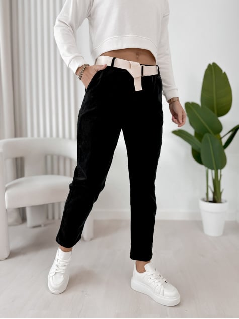 SPODNIE ADDISON CZARNE