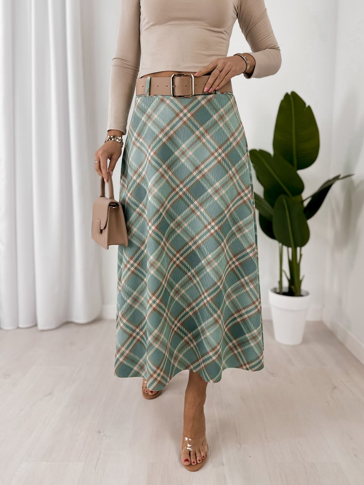 SPÓDNICA ETHNE MIĘTOWA