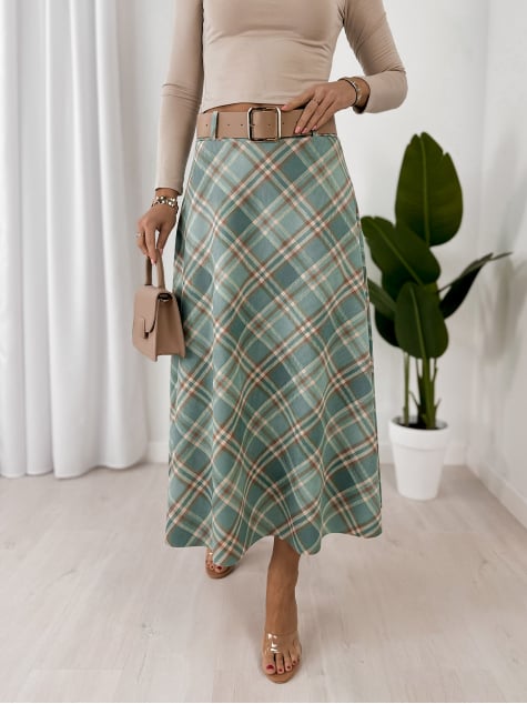 SPÓDNICA ETHNE MIĘTOWA