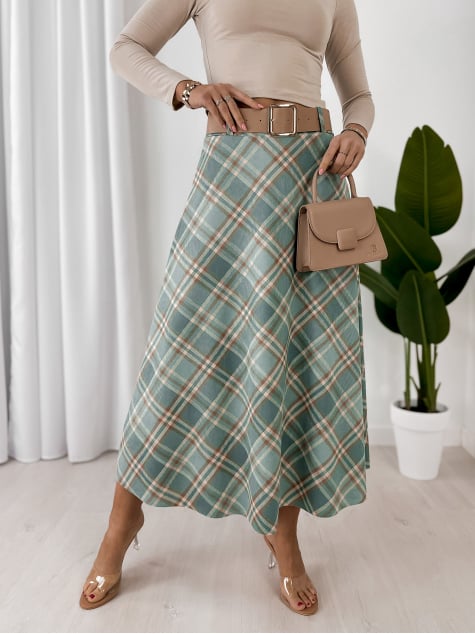 SPÓDNICA ETHNE MIĘTOWA