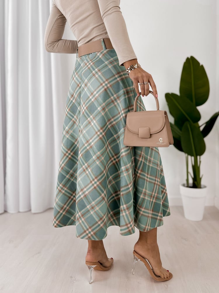 SPÓDNICA ETHNE MIĘTOWA