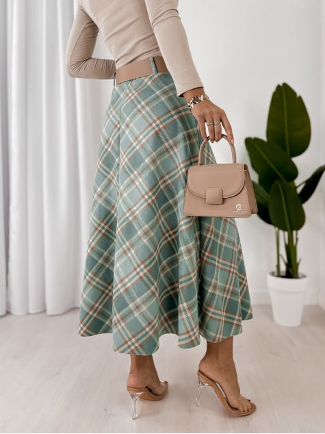 SPÓDNICA ETHNE MIĘTOWA