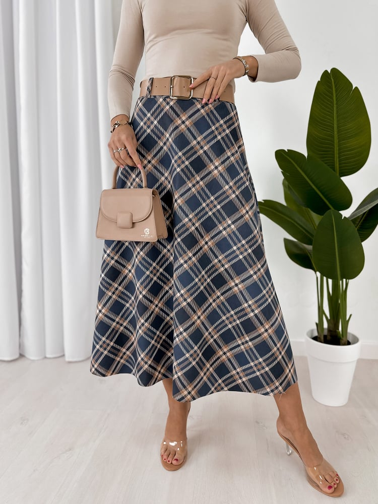 SPÓDNICA ETHNE GRANATOWA