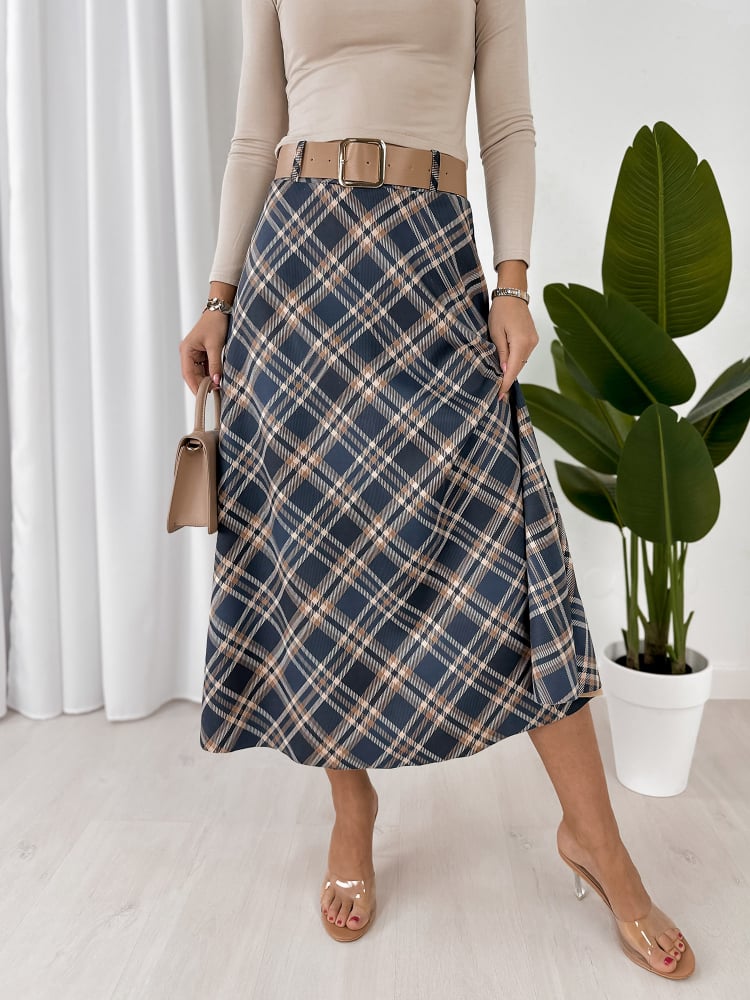 SPÓDNICA ETHNE GRANATOWA