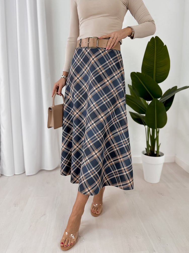 SPÓDNICA ETHNE GRANATOWA