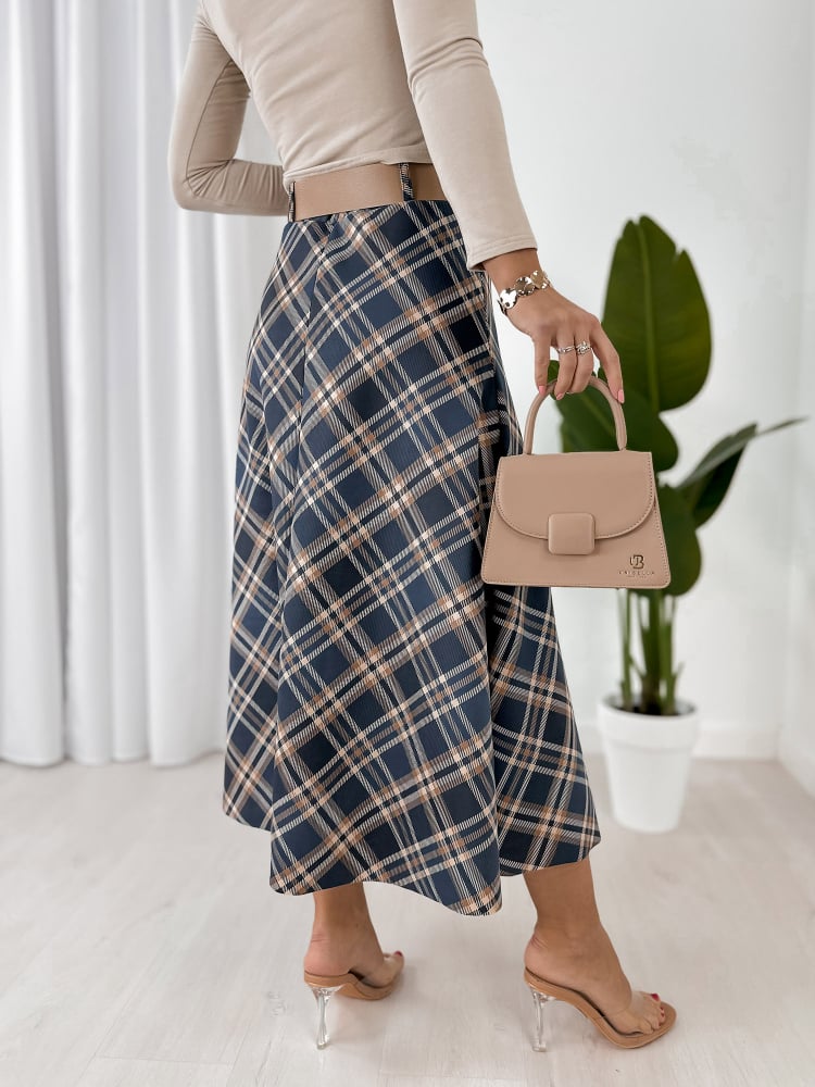 SPÓDNICA ETHNE GRANATOWA