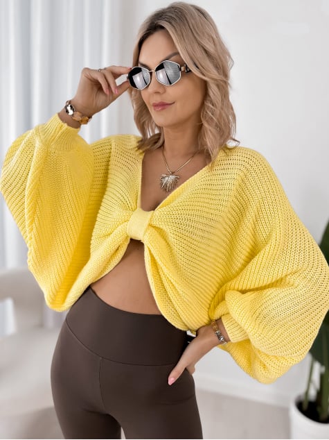 SWETER ASPEN ŻÓŁTY