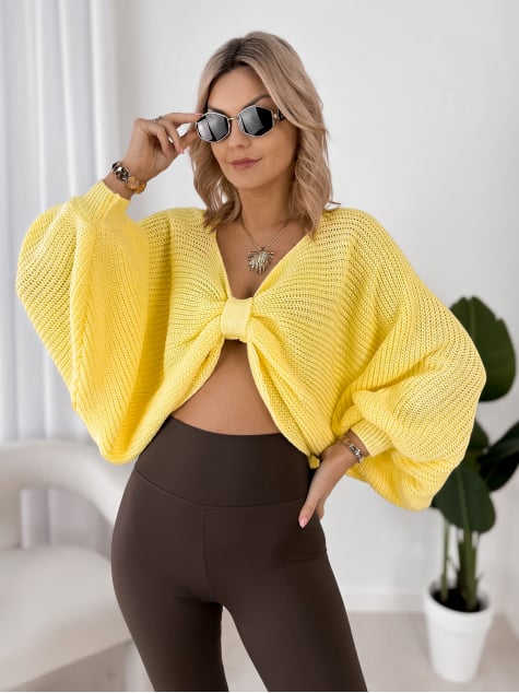 SWETER ASPEN ŻÓŁTY