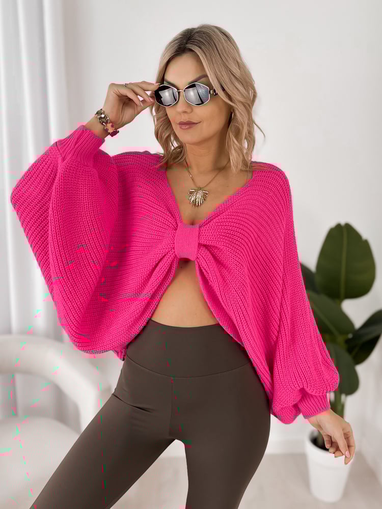 SWETER ASPEN RÓŻOWY