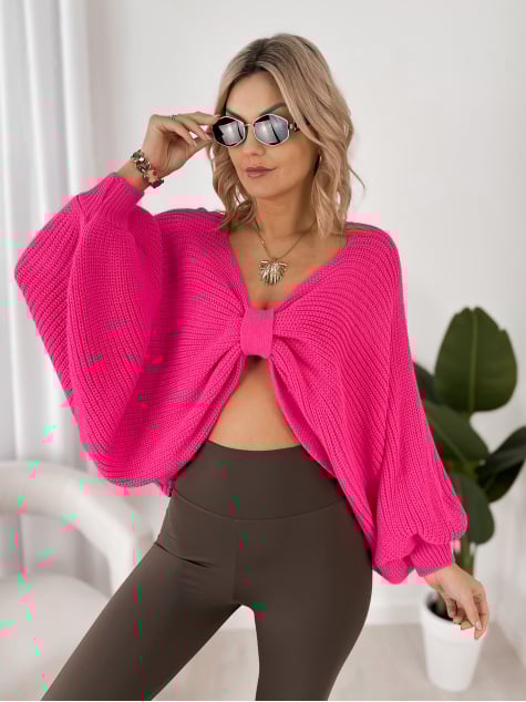 SWETER ASPEN RÓŻOWY