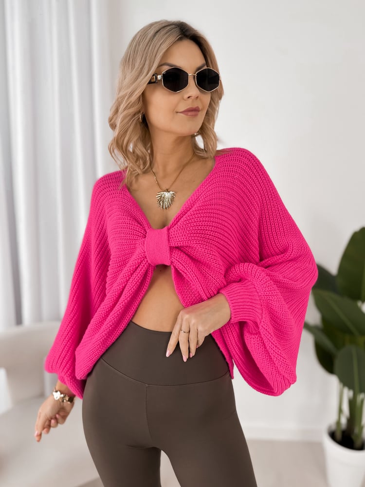 SWETER ASPEN RÓŻOWY