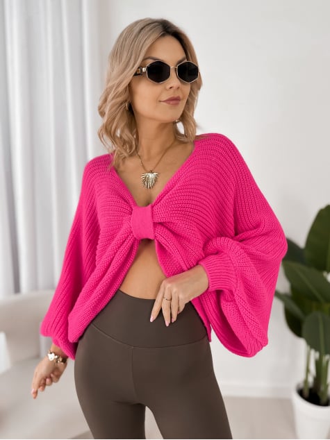 SWETER ASPEN RÓŻOWY