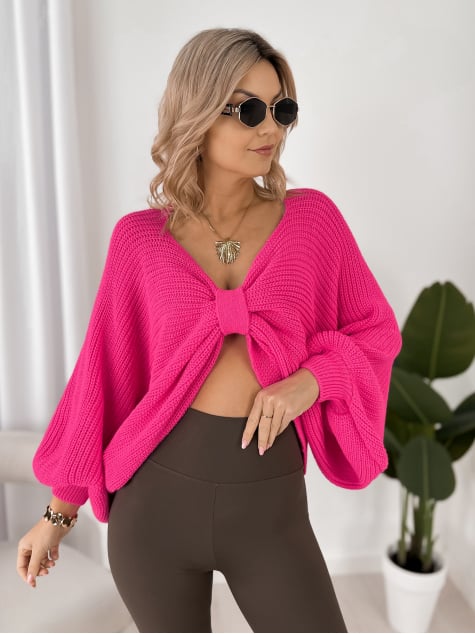 SWETER ASPEN RÓŻOWY