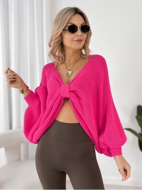 SWETER ASPEN RÓŻOWY