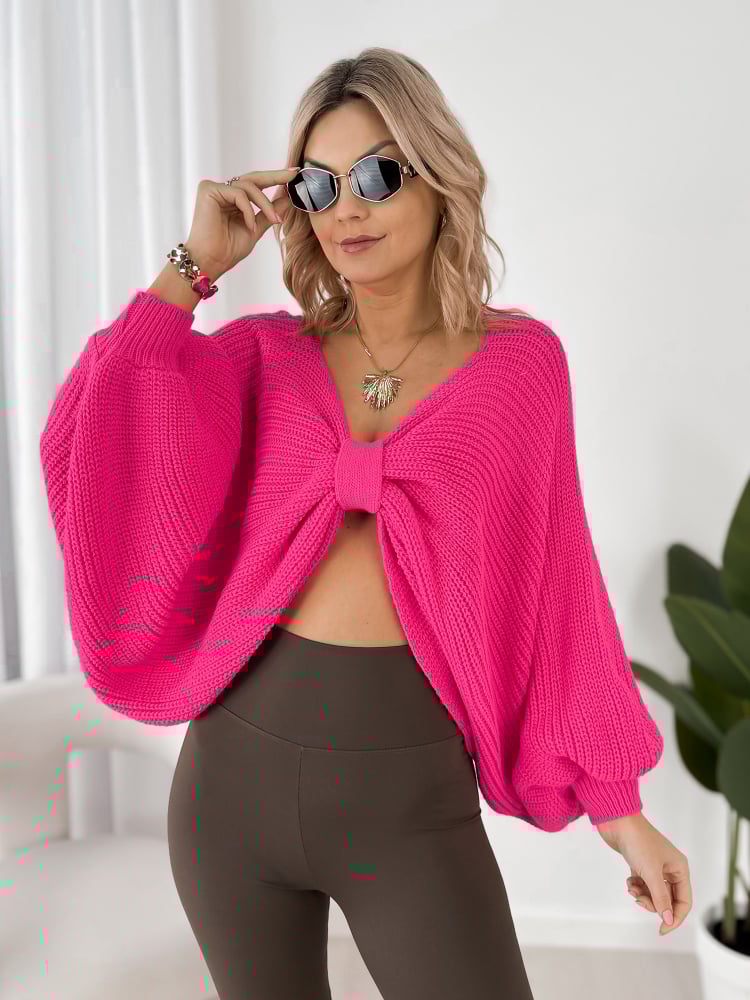 SWETER ASPEN RÓŻOWY