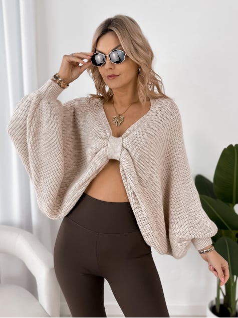 SWETER ASPEN BEŻOWY