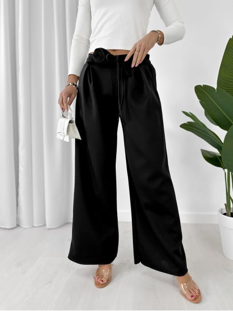 SPODNIE BOYLE CZARNE