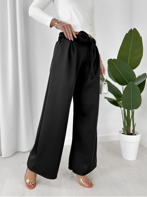 SPODNIE BOYLE CZARNE