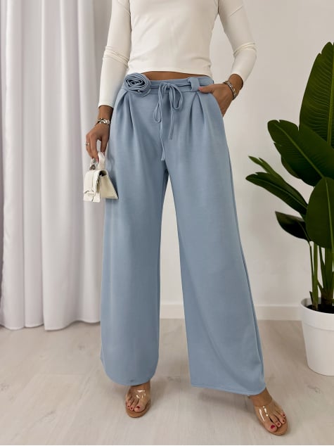 SPODNIE BOYLE BŁĘKITNE