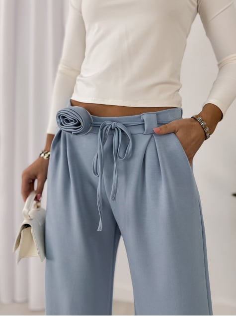 SPODNIE BOYLE BŁĘKITNE