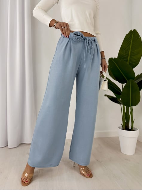 SPODNIE BOYLE BŁĘKITNE