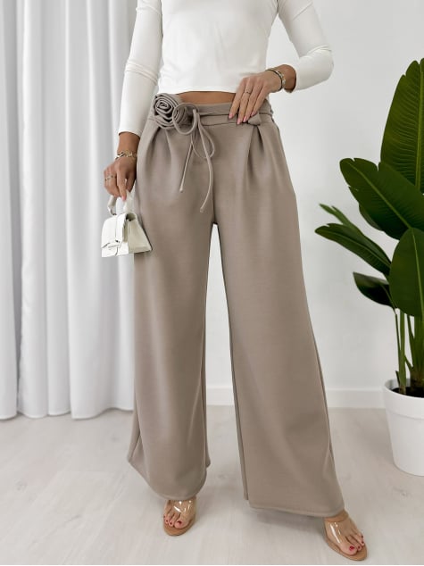 SPODNIE BOYLE CIEMNOBEŻOWE