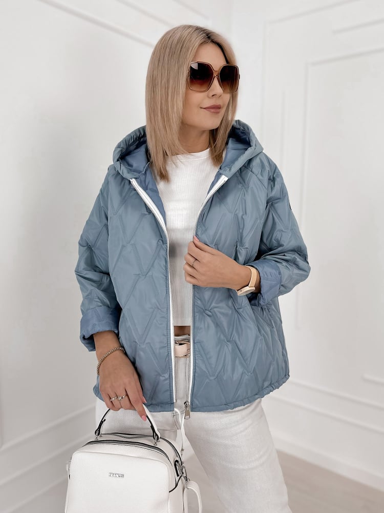 KURTKA ELINOR BŁĘKITNA