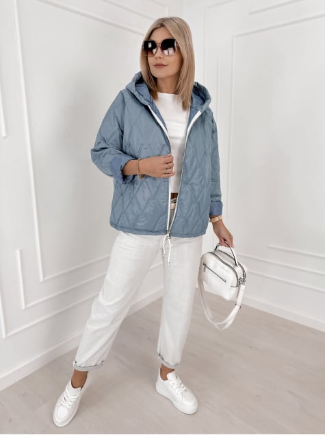 KURTKA ELINOR BŁĘKITNA