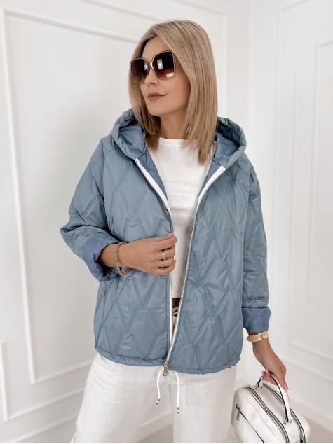 KURTKA ELINOR BŁĘKITNA