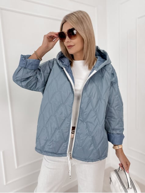 KURTKA ELINOR BŁĘKITNA