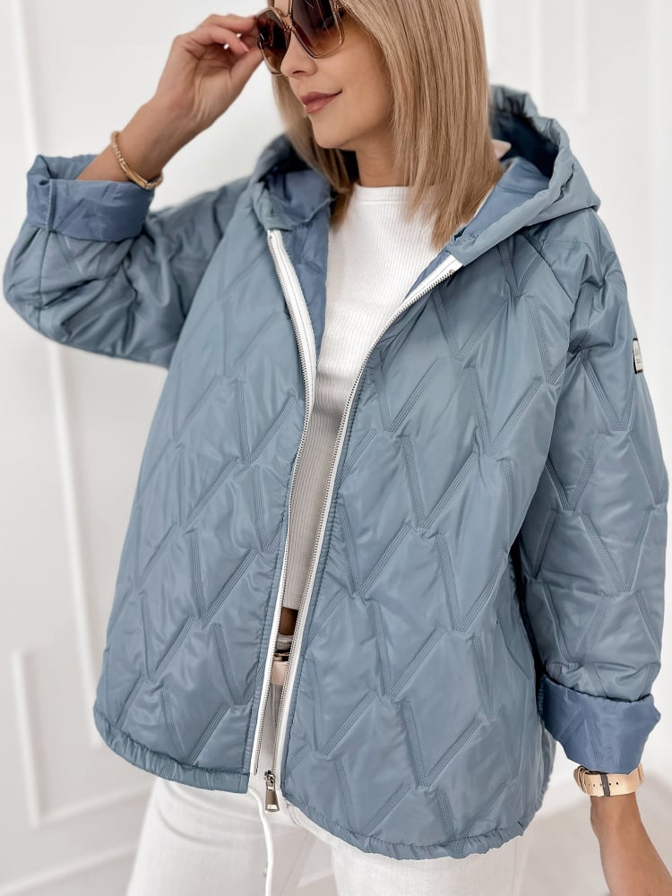 KURTKA ELINOR BŁĘKITNA