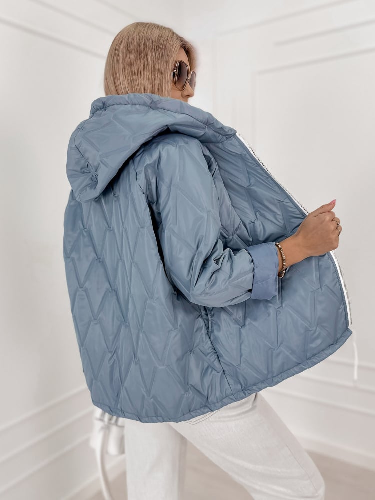 KURTKA ELINOR BŁĘKITNA