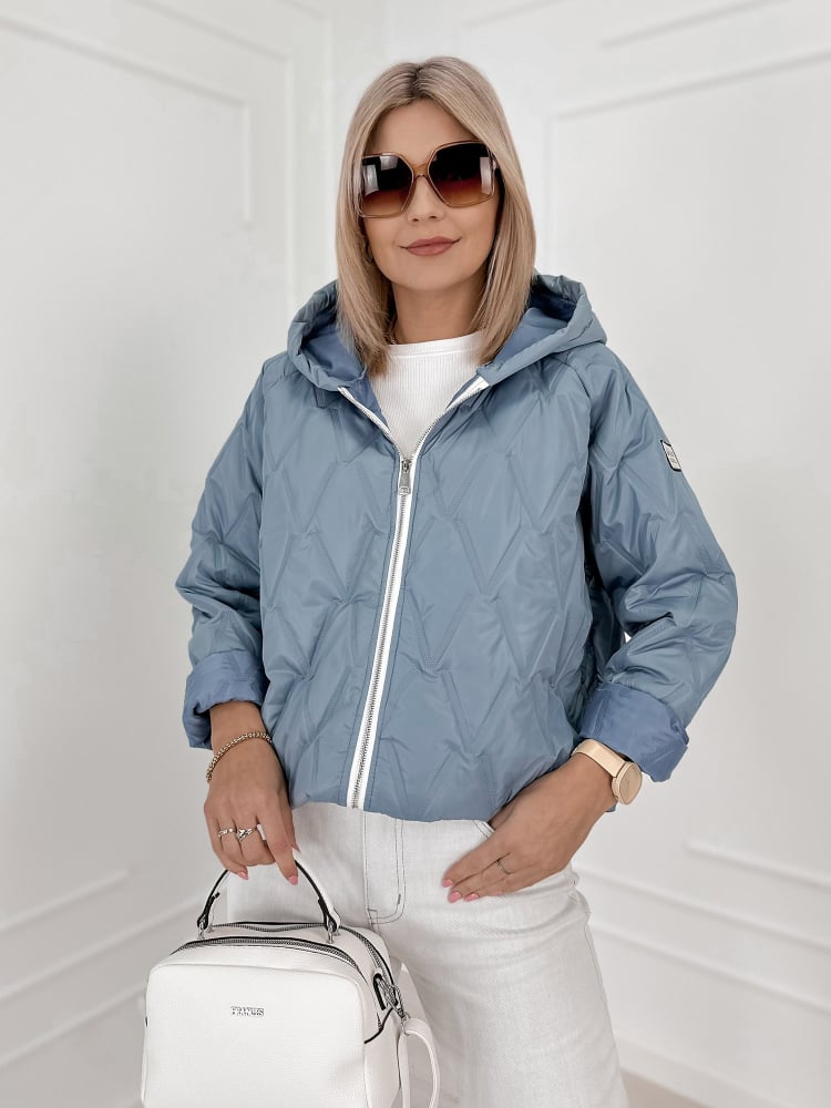 KURTKA ELINOR BŁĘKITNA